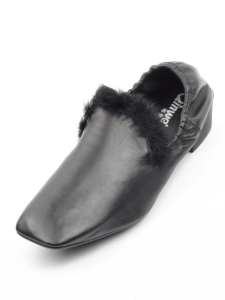 03-N18120S-2 BLACK Полуботинки женские (натуральная кожа)