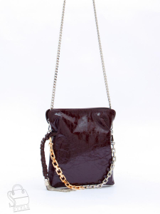 Сумка женская кожаная 6010-1L d.purple Polina&Eiterou  в Новосибирске