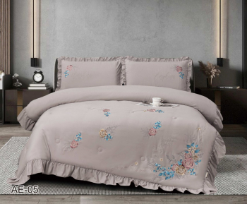 КПБ EFOR COTTONI с одеялом с вышивкой 