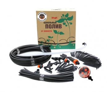 Капельный полив «Жук» от ёмкости с таймером на 30 растений