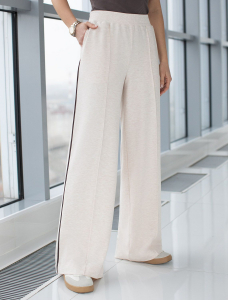 Брюки из эластичного футера двухнитки