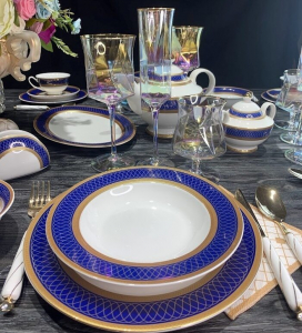 205-034 Обеденный сервиз 23пр   САПФИР  в под.уп.(х1)Фарфор