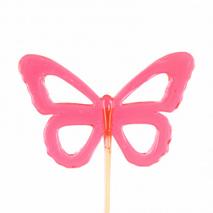 Карамель леденцовая Бабочка розовая, 11 гр