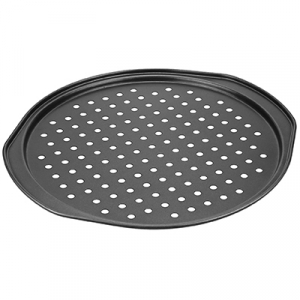 Форма для выпечки с тефлоновым покрытием 35,5х33,5см, h1,5см, с перфорацией (Китай)