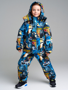Комплект зимний для мальчика: куртка, полукомбинезон