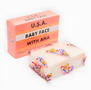 Омолаживающее тайское мыло для лица с АНА-кислотами и куркумой BABY FACE, 50 гр.