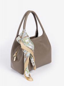 Женская кожаная сумка Richet 2395LG 862 Тауп