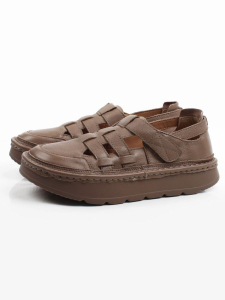 06-2193-5 DK. BEIGE Туфли женские (натуральная кожа)