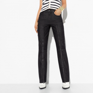 Джинсы с молнией по всей штанине, Bergamo (dark grey)