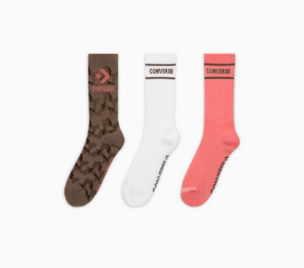 3-Pack Color-Popped Camo Crew Socks