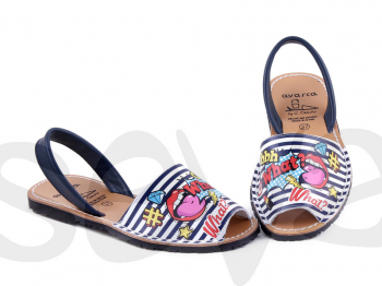 Avarca menorquina, SANDALIA SENORA PIEL