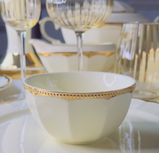 205-940 Набор из 6 салатников 11,5х6см ИМПЕРИАЛ ЗОЛОТО в под.уп.(х12)Фарфор