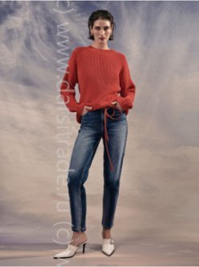 Брюки джинсовые женские Con-666 Elegant Conte Дроп