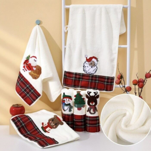 Полотенце из микрофибры с декором 