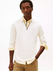 Regular Fit Smooth Cotton Zip Polo