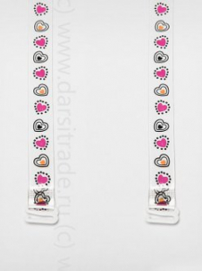 Бретель силиконовая 10мм №А065 Dentelle Дроп