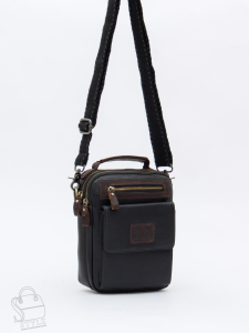 Сумка мужская кожаная 4185-1TR black Tough Ruder