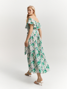 Платье-миди из хлопка