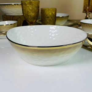 122-139 Салатник 25,5х24х8см TORONTO CREAM в под.уп.(х12)Фарфор