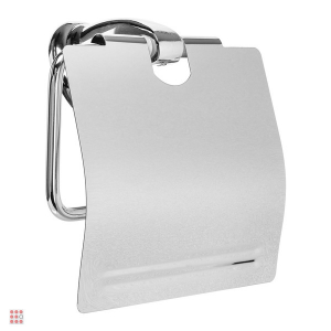 Держатель для туалетной бумаги с крышкой SonWelle Классик, хром
