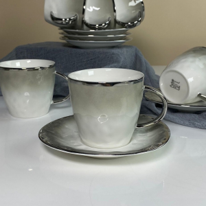 122-118 Чайный набор 12пр. 270мл TORONTO GREY в под.уп.(х6)Фарфор