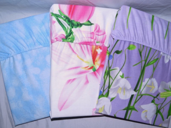 Простынь на резинке поплин