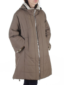 8862 GRAY/BROWN Куртка демисезонная женская