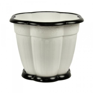 Горшок ВОСТОРГ 1.5л белый М-1234