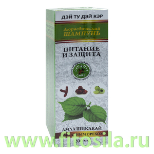 Шампунь Питание и защита Амла Шикакай с мыльным орехом 200 мл 