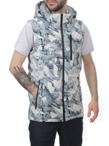 2121 WHITE Жилет мужской (100 гр. синтепон)
