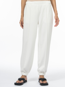 Брюки из вискозного трикотажа со стрелками