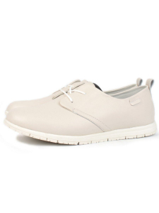 03-FDE16-1P BEIGE Полуботинки спортивные женские (натуральная кожа)