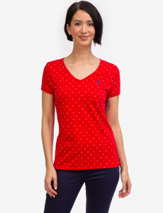 DOT V-NECK T-SHIRT
