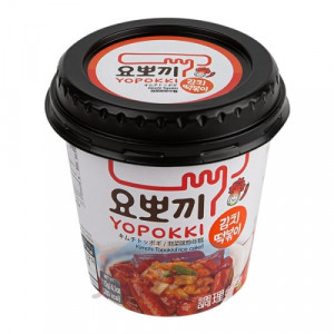 Yopokki Рисовые Токпокки с кимчи, стакан, 115 гр