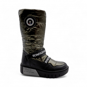 Дутики 2851-18 зеленые