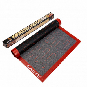 Силиконовый коврик для выпечки с перфорацией с разметкой для эклеров, 60*40 см