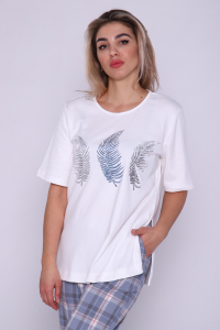 Футболка женская белая 97
