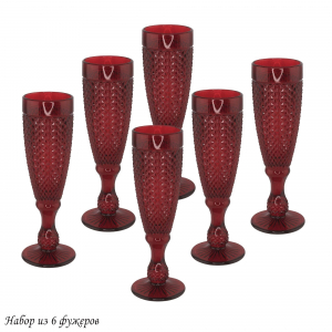 588-510 Набор из 6 фужеров в под.уп.(х4)Стекло