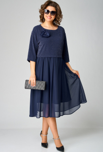 Платье EVA GRANT 7216В синий
