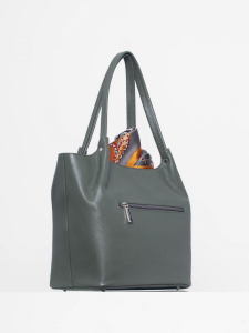 Женская кожаная сумка Richet 1814LN 342 Зеленый