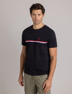 SIGNATURE TRICOT PIECED JERSEY T-SHIRT
