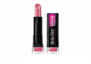 Помада для губ Love in Paris Alvin D`or розовый тон 04 глянцевый эффект