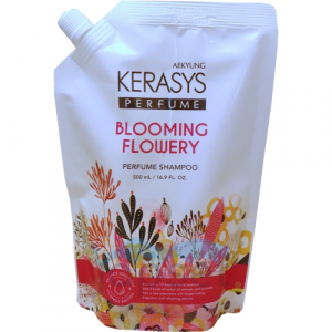 Kerasys Шампунь парфюмированный для поврежденных волос КераСис, Флер, мягкая упаковка, 500 мл