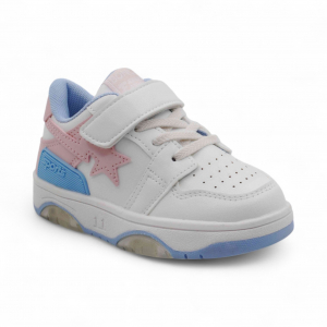 Кроссовки летние В791-13 розово голубые