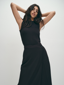 Брюки палаццо с запахом