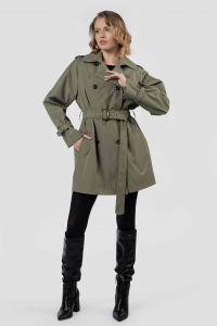 03-3416 Плащ женский (пояс)