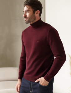 Свитер из хлопка с нейлоном