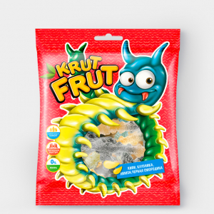 «KrutFrut», мармелад жевательный в форме сороконожек, 70 г