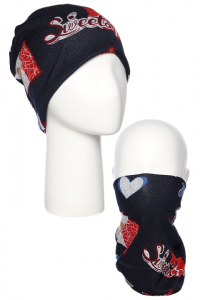 Шапка-шарф Юсонце Сердце