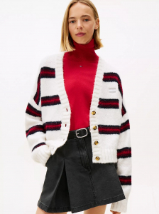 Tommy Jeans Relaxed Stripe Cardigan